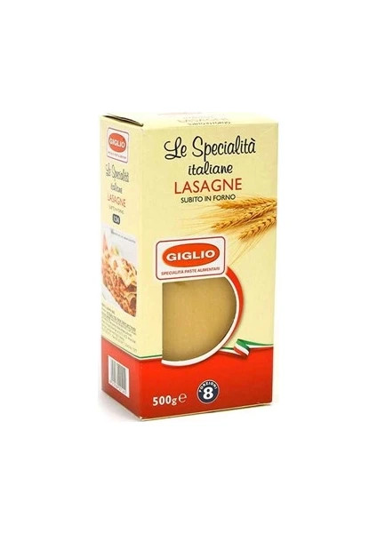 Tradiční italské Lasagne, vyrobené ze 100% semoliny.